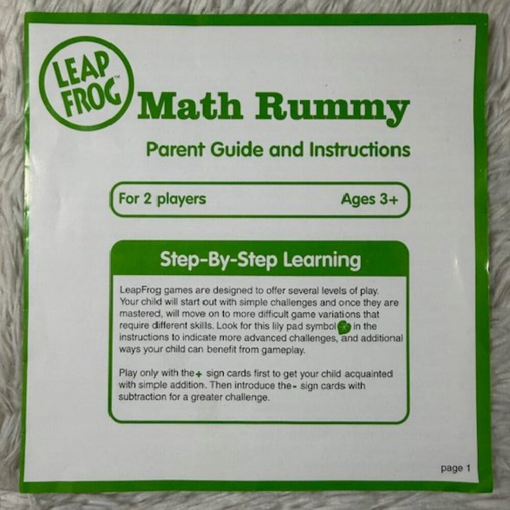 LeapFrog My Card Games Alphabet Go Fish + Math Rummy - Picture 12 of 16